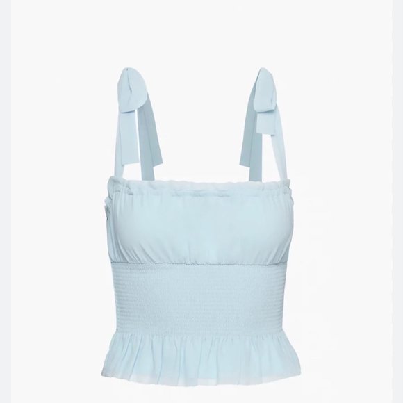 Aritzia Wilfred light blue tank top - Picture 2 of 4